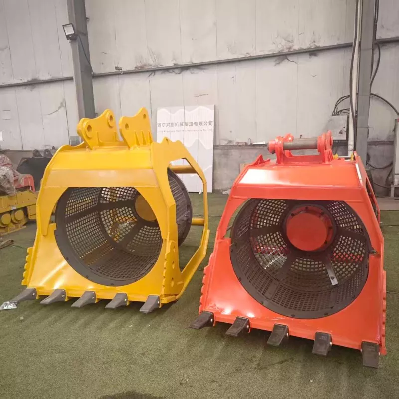 ถังคัดกรองโรตารีขับเคลื่อนด้วยไฮดรอลิก