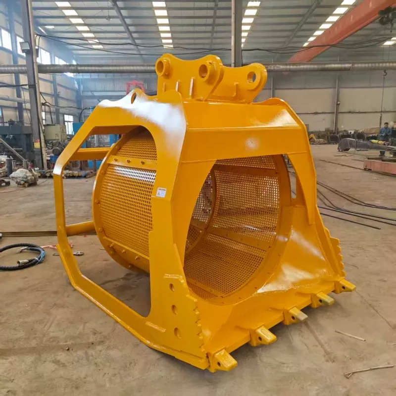 ถังคัดกรองโรตารี่ไฮดรอลิกสำหรับ PC 240 Excavator